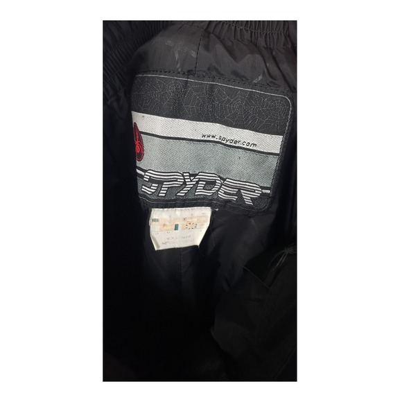Spyder XT 5000 Mens L Black Ski Snowboard Snowsuit Bib Overalls Pants Winter - Picture 6 of 14